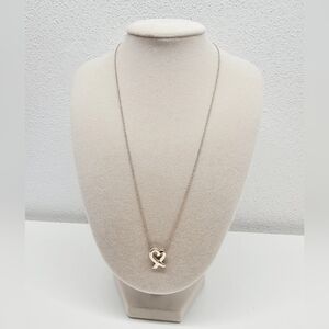 Tiffany & Co. Sterling Silver 16" Paloma Picasso "Loving Heart" With COA